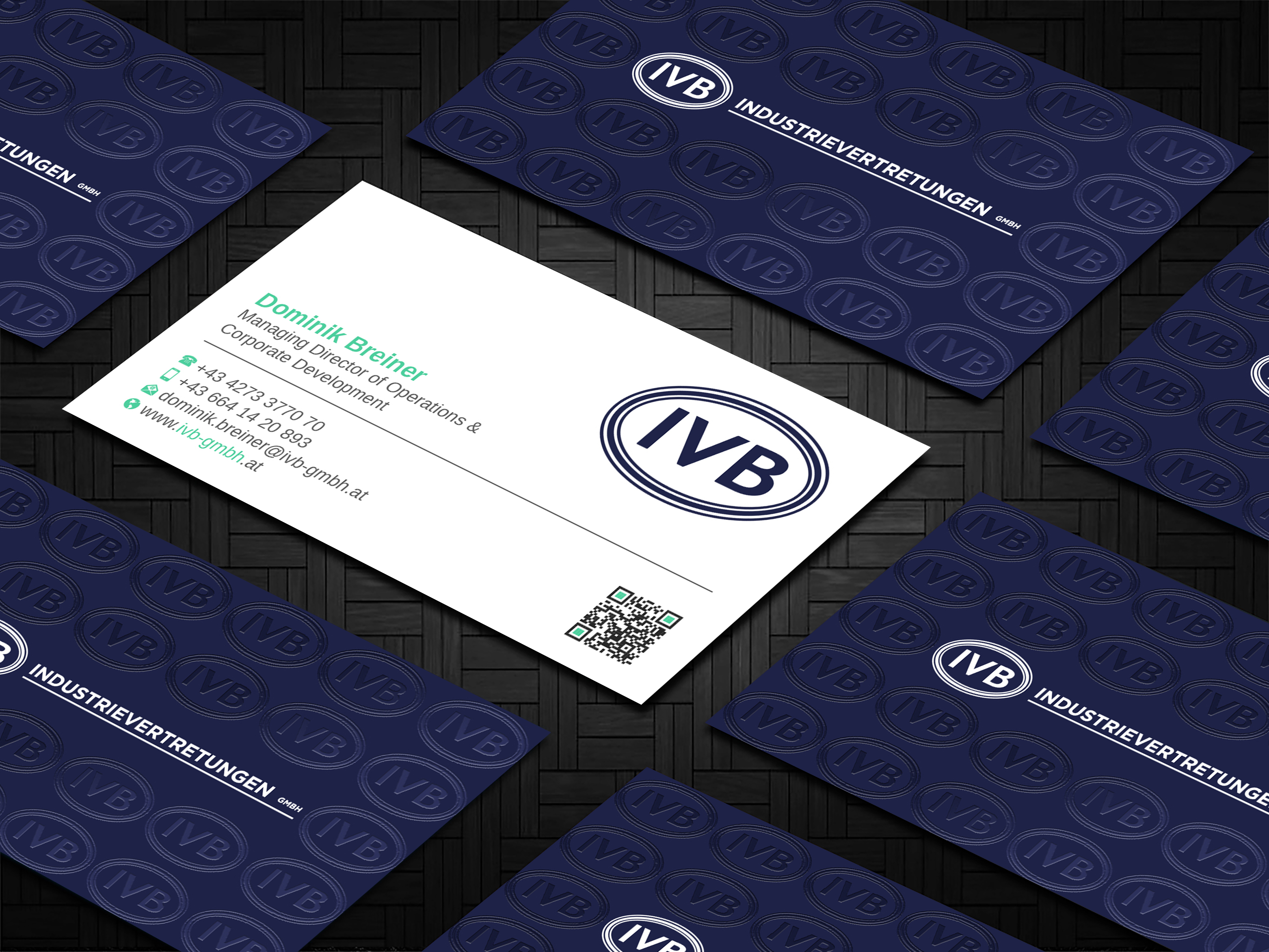 Business Card Design by Imagine design000 for IVB Industrievertretungen GmbH | Design #34258101