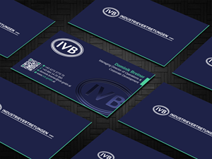 Visitenkarten-Design von Imagine design000 für IVB Industrievertretungen GmbH | Design: #34258399