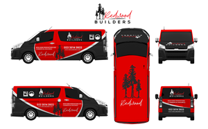 Car Wrap Design by guruntool for REDWOOD BUILDERS | Design #34253436