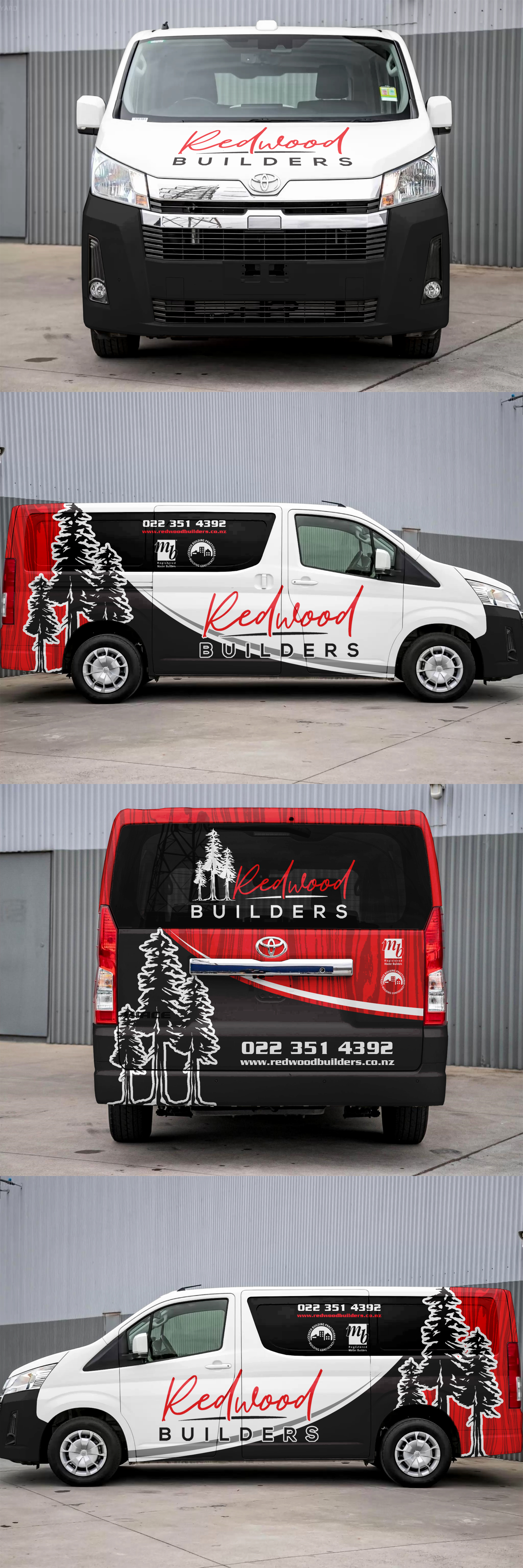 Car Wrap Design by ANGGI MAULANA PRAKOSO for REDWOOD BUILDERS | Design #34272519