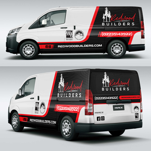 Car Wrap Design by DESIGN SOLUTIONS 007 for REDWOOD BUILDERS | Design #34289151