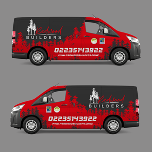 Design de Covering de Véhicule par 123graphics pour REDWOOD BUILDERS | Design : #34253058