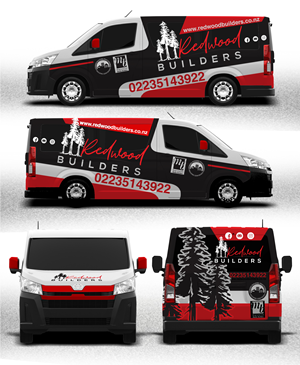 Design de Covering de Véhicule par websmartusa pour REDWOOD BUILDERS | Design : #34252887