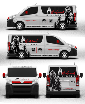 Design de Covering de Véhicule par websmartusa pour REDWOOD BUILDERS | Design : #34266810