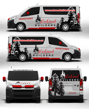 Design de Covering de Véhicule par websmartusa pour REDWOOD BUILDERS | Design : #34266816