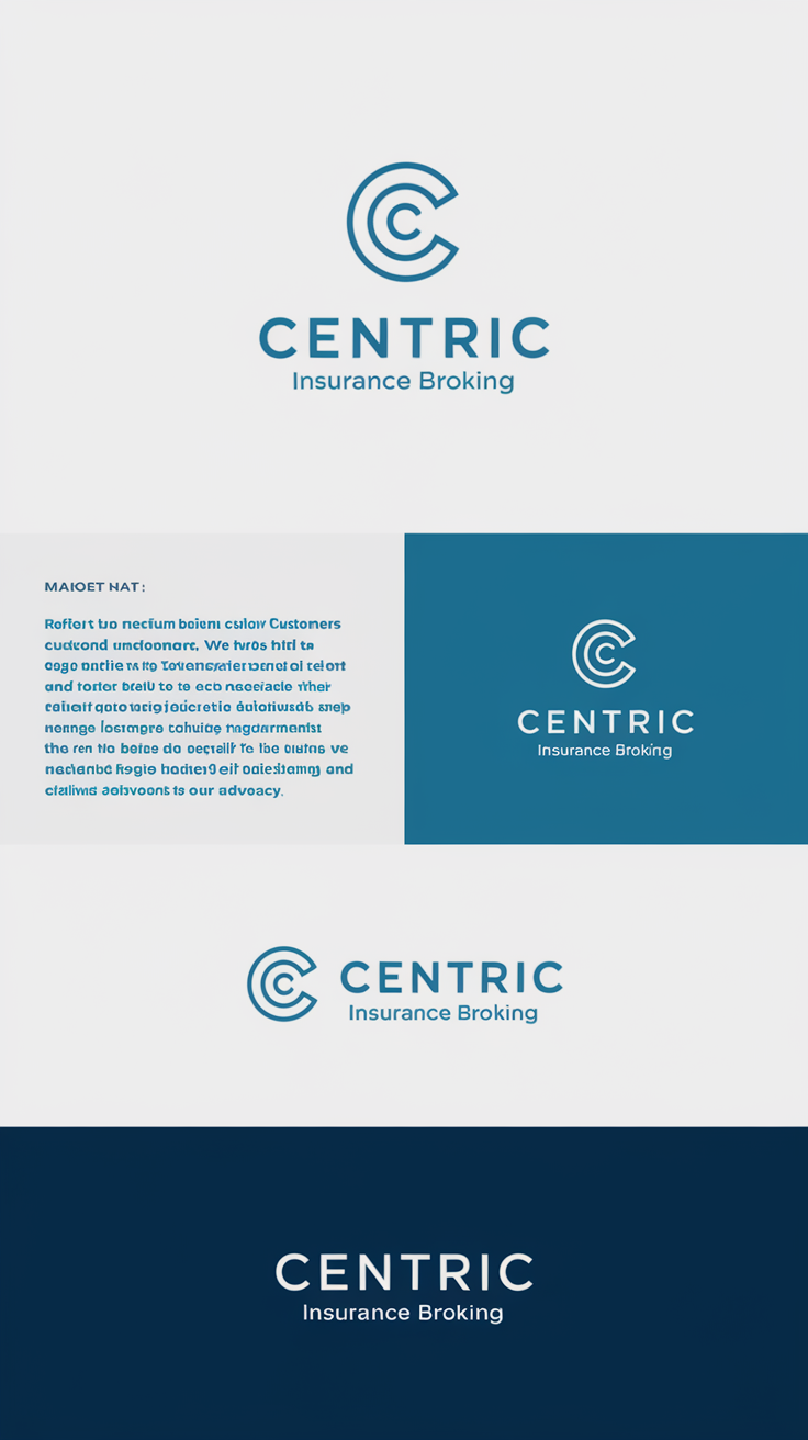 Diseño de Logo por Visionary Creations para Centric Insurance Brokers | Diseño #34257598