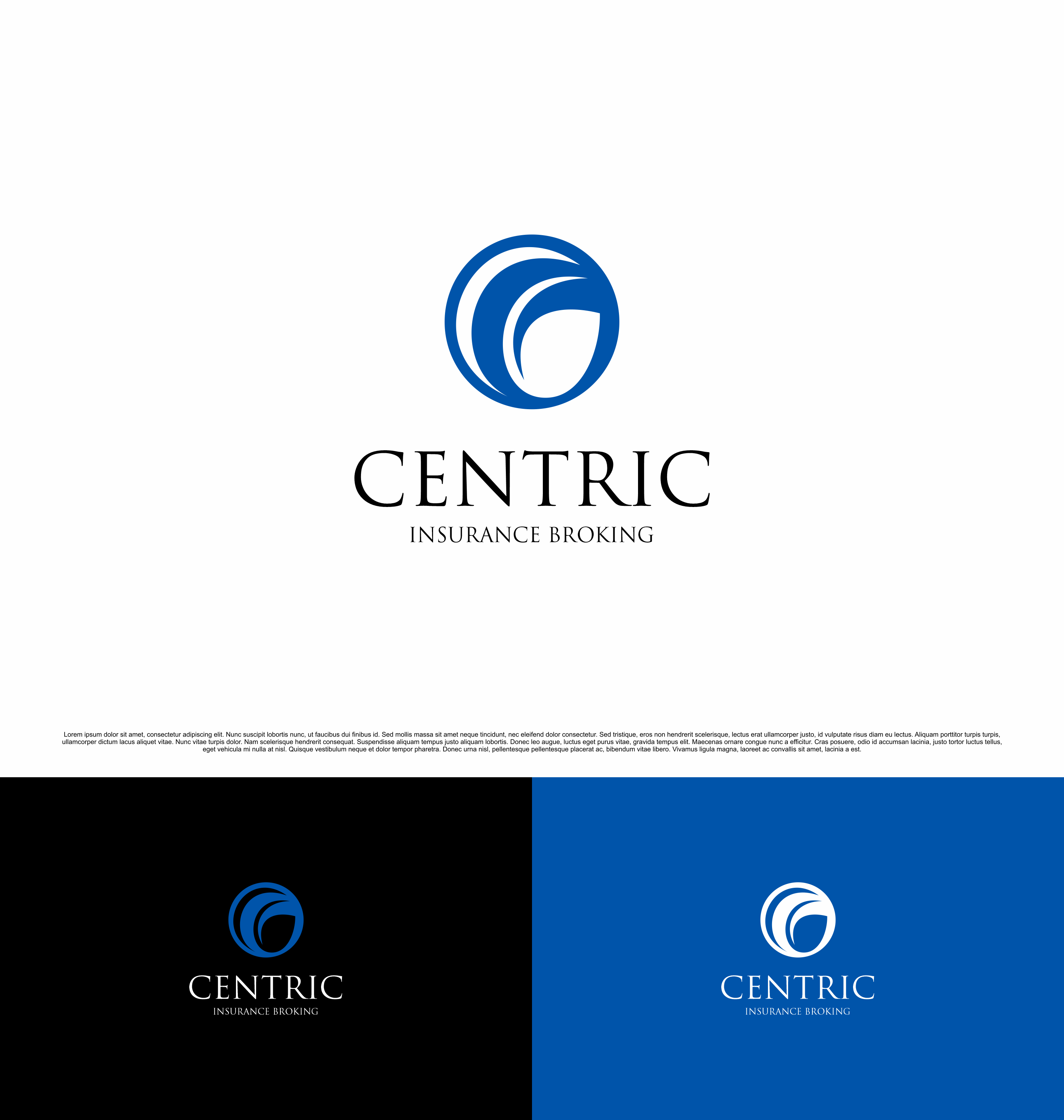Diseño de Logo por saesean para Centric Insurance Brokers | Diseño #34258622