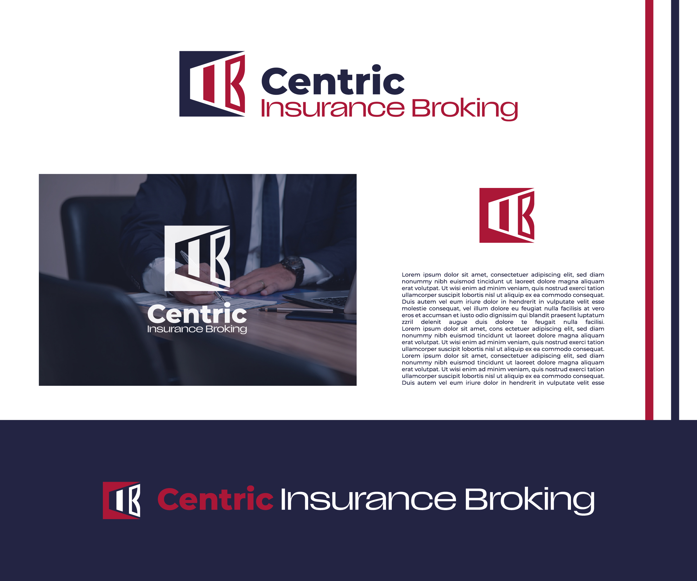 Diseño de Logo por DesignShaper para Centric Insurance Brokers | Diseño #34264485