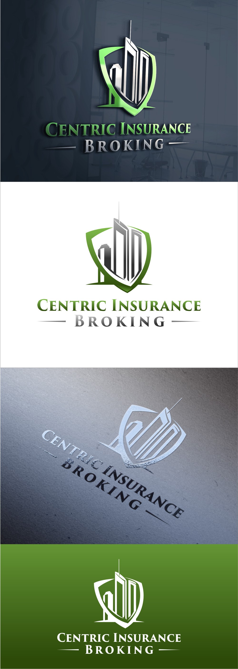 Diseño de Logo por Soul Light para Centric Insurance Brokers | Diseño #34258855