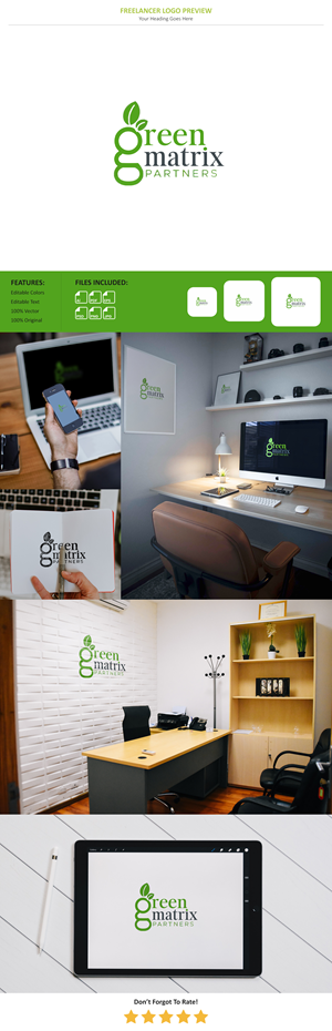 Logo Design by VectorForge for Green Matrix Partners Llc | Design: #34260063