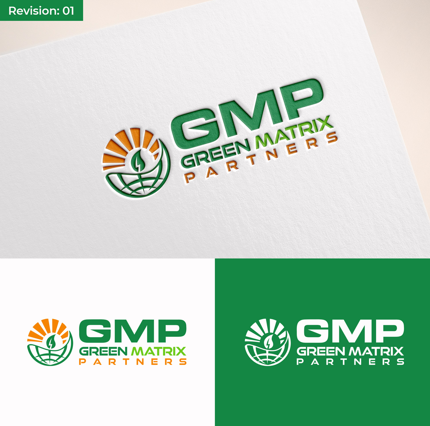 Logo Design by M Art & Design for Green Matrix Partners Llc | Design #34266658