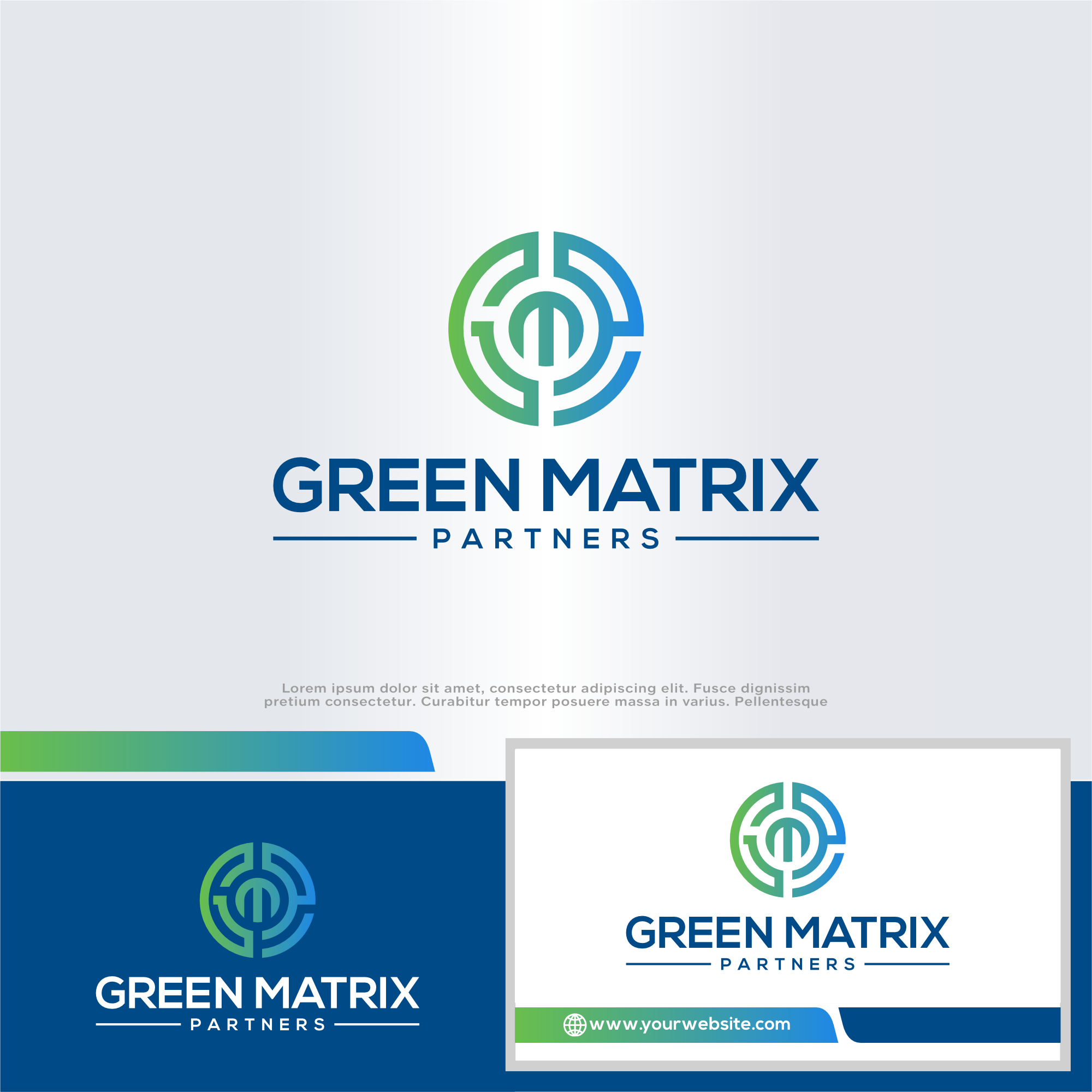 Logo Design by win it for Green Matrix Partners Llc | Design #34255665