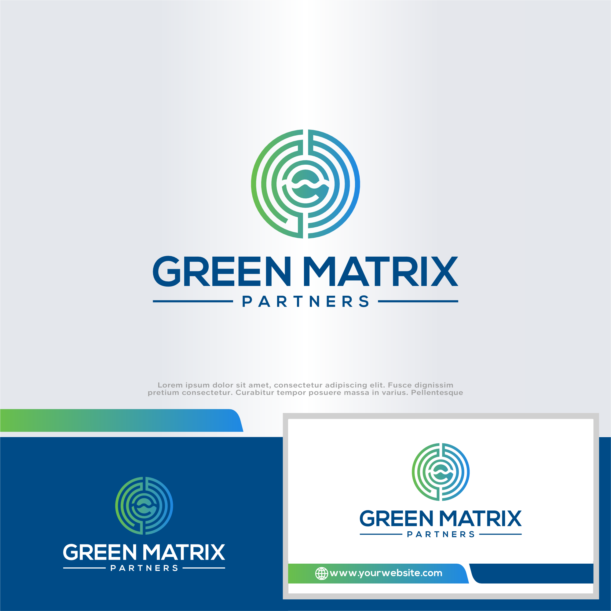 Logo Design by win it for Green Matrix Partners Llc | Design #34260847