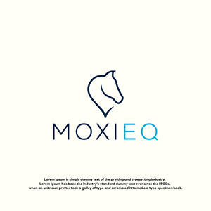 MoxiEQ : Logo Design for Horse Equestrian Products business.