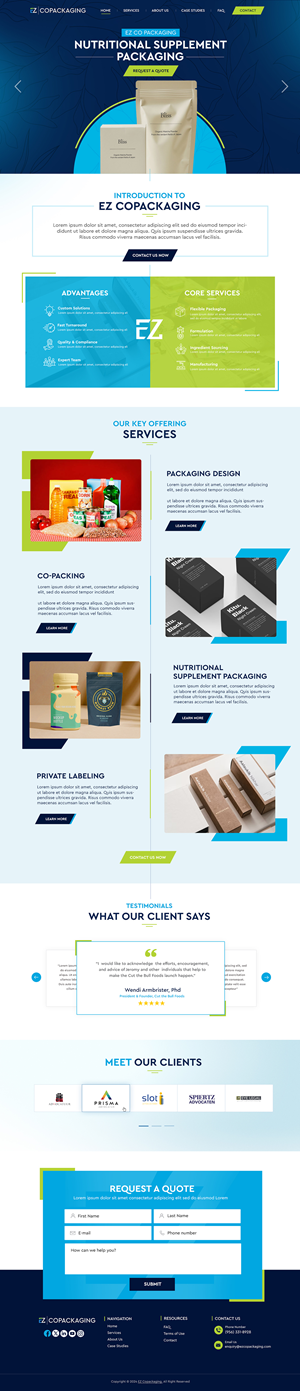 Web Design by Blue Sparrow for this project | Design: #34261372