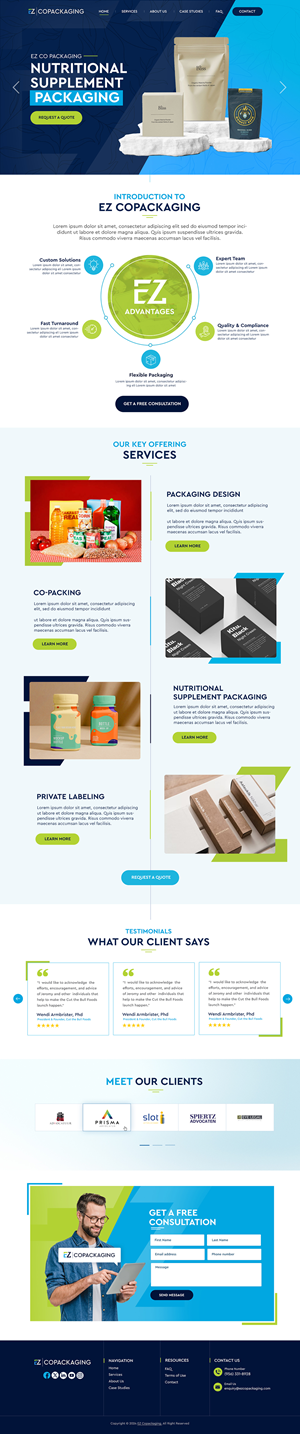 Web Design by Blue Sparrow for this project | Design: #34261373