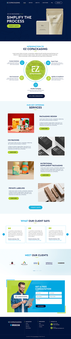 Web Design by Blue Sparrow for this project | Design: #34265699