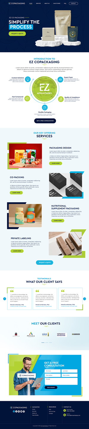 Web Design by Blue Sparrow for this project | Design: #34265700