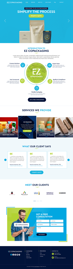 Web Design by Blue Sparrow for this project | Design: #34265701