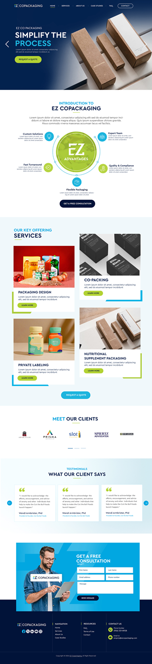 Web Design by Blue Sparrow for this project | Design: #34265702