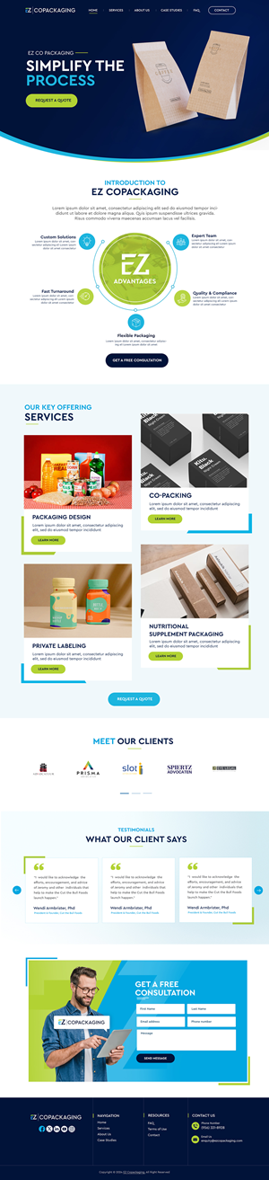 Web Design by Blue Sparrow for this project | Design: #34265703
