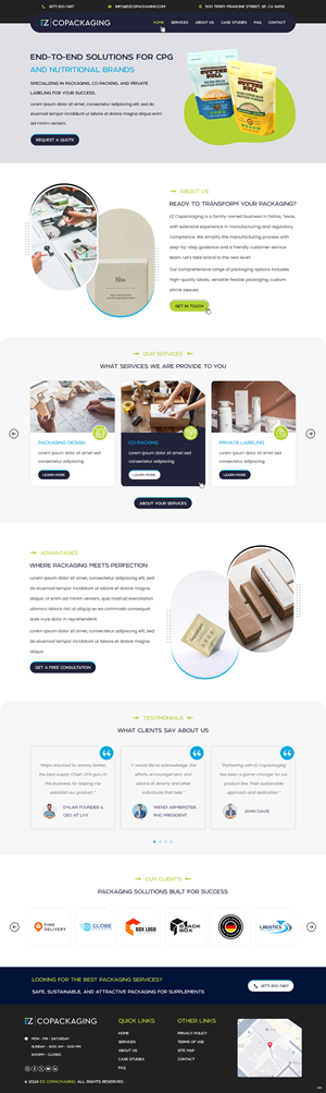 Web Design by pb for this project | Design: #34259181