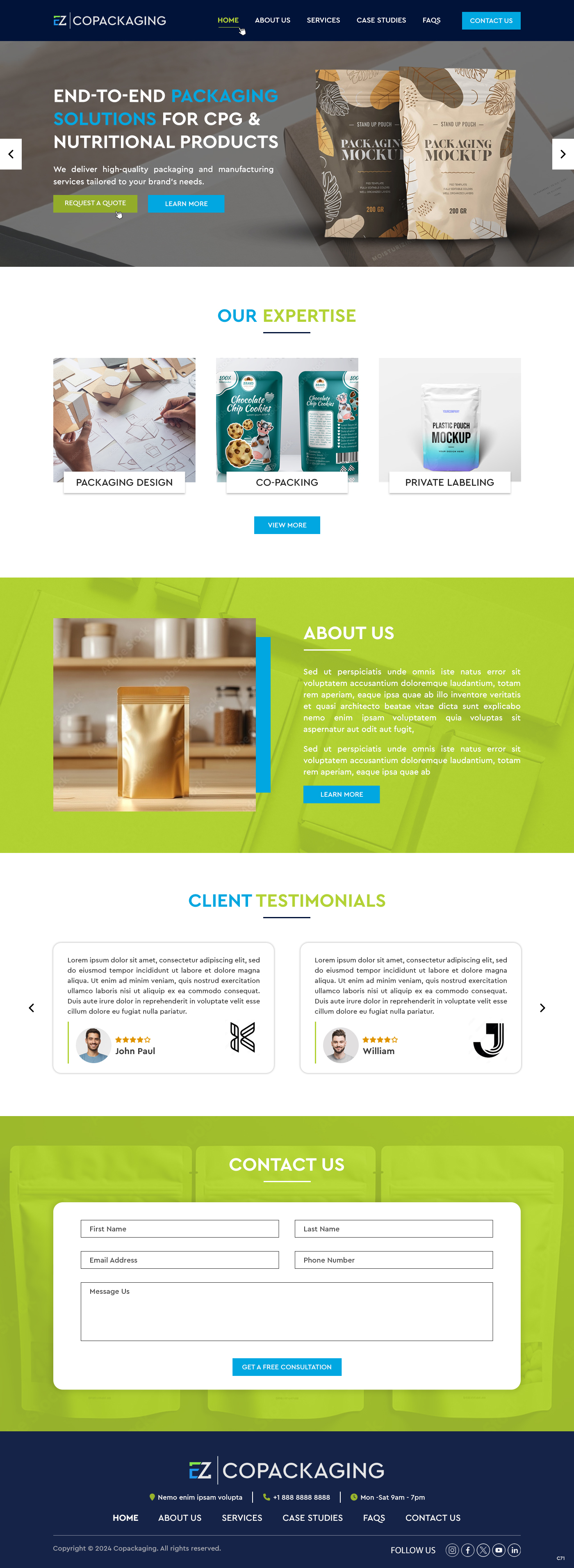 Web Design by pb for this project | Design #34270909