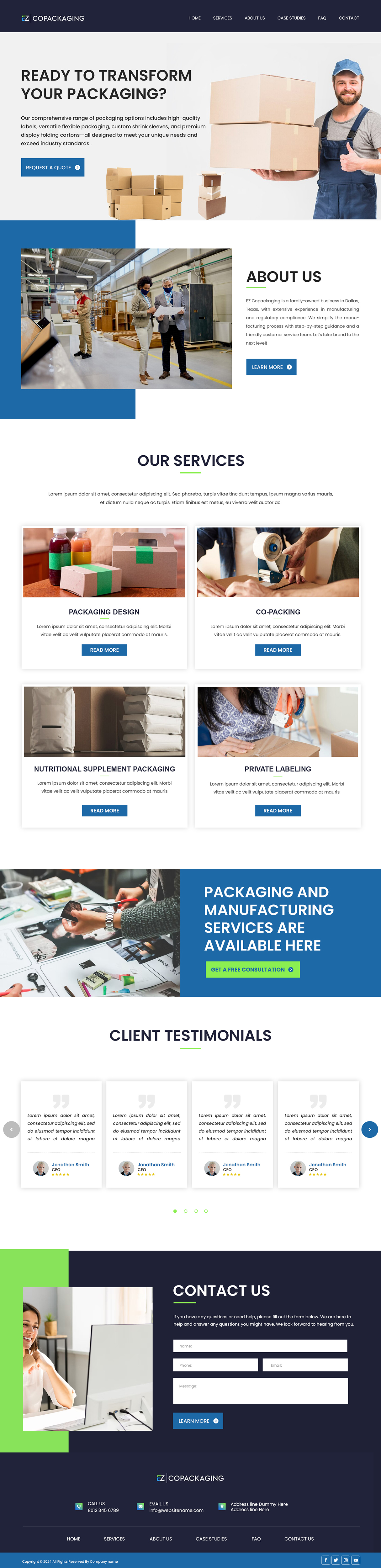 Web Design by Creations Box 2015 for this project | Design #34282936