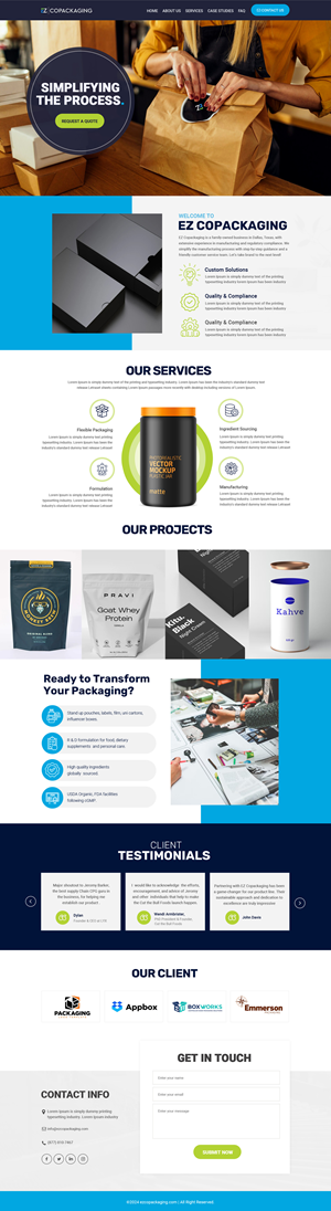 Web Design by Dream Logo Design for this project | Design: #34270162