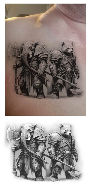 Diseño de Tatuaje por LuisParra19 para este proyecto | Diseño: #34350423
