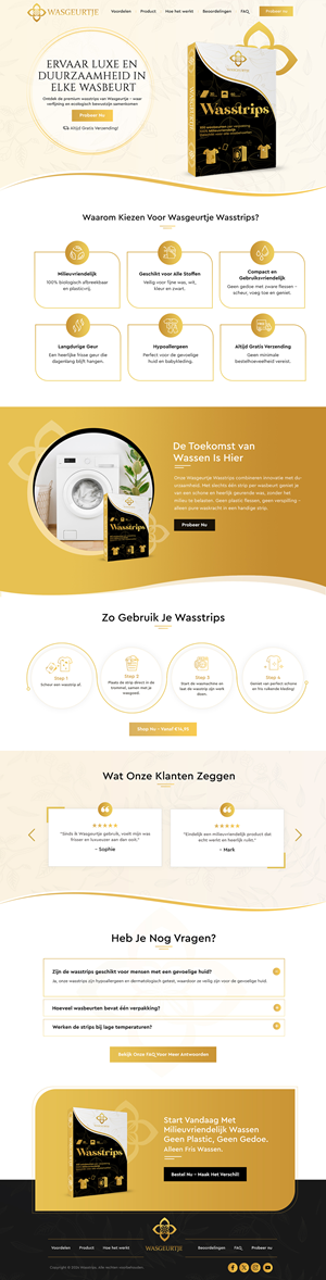 Landing Page Design by Blue Sparrow for this project | Design: #34273401