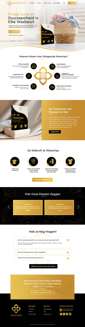 Landing Page Design by Blue Sparrow