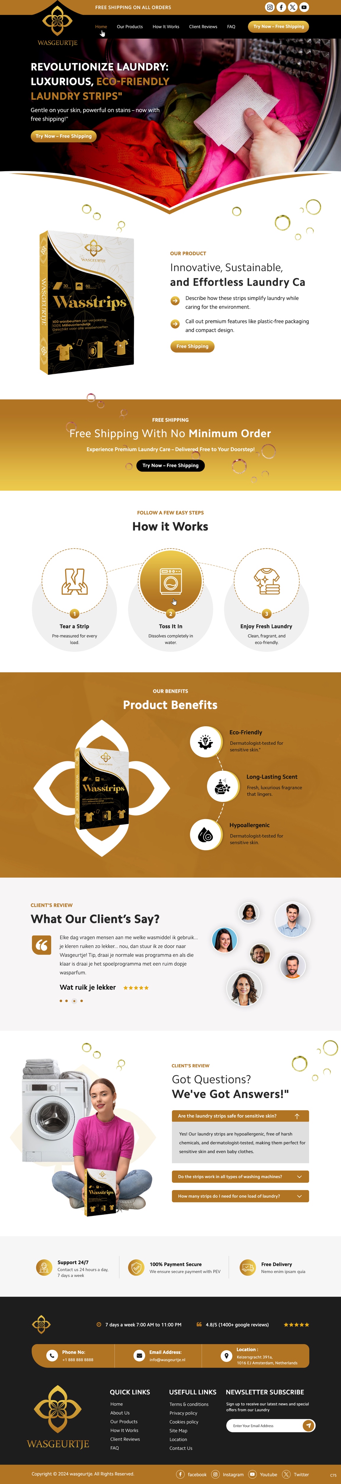 Landing Page Design by pb for this project | Design #34270875