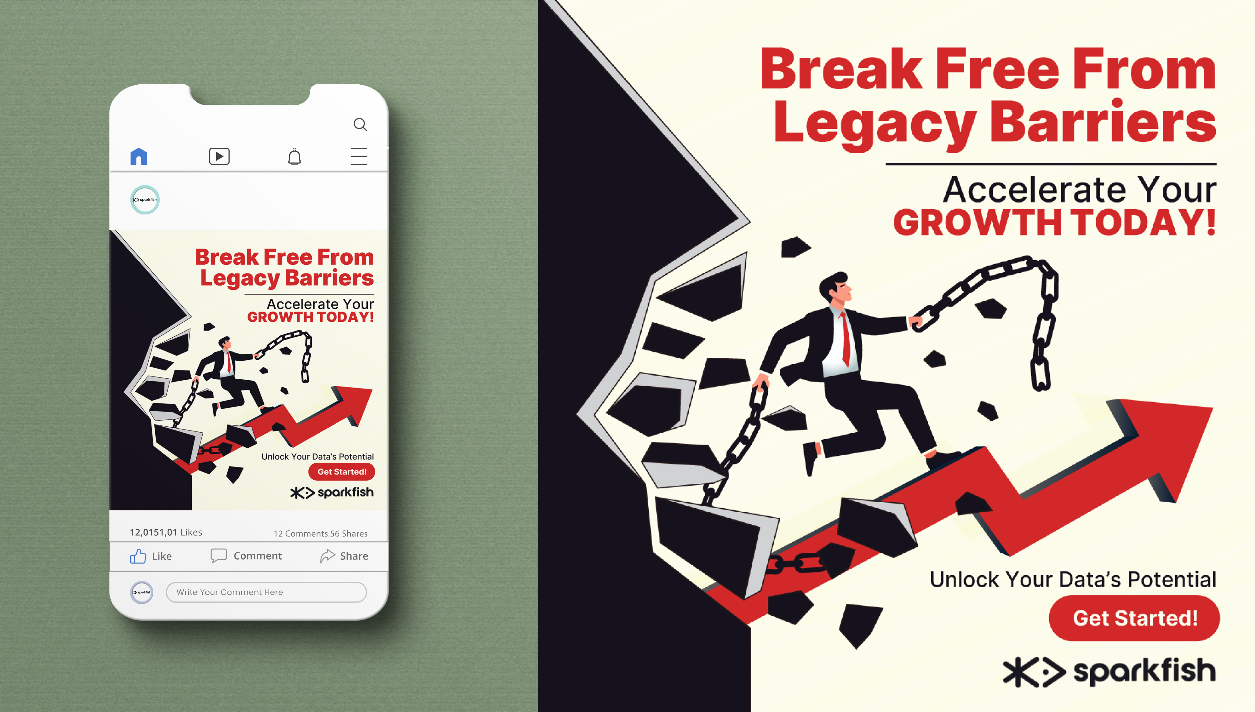 Graphic Design by Impressive Designs for Sparkfish | Design #34282494