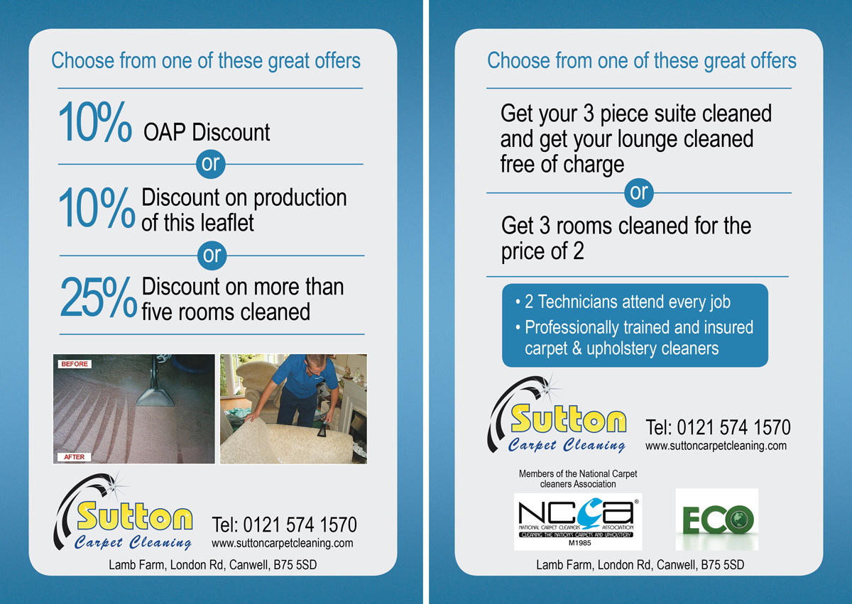 Diseño de Flyer por macwork para Sutton Coldfield Dairies | Diseño #761381