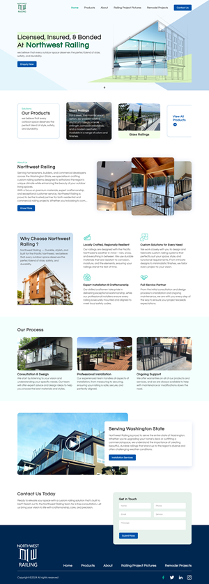 Web Design by Pram Shaw for this project | Design #34298040