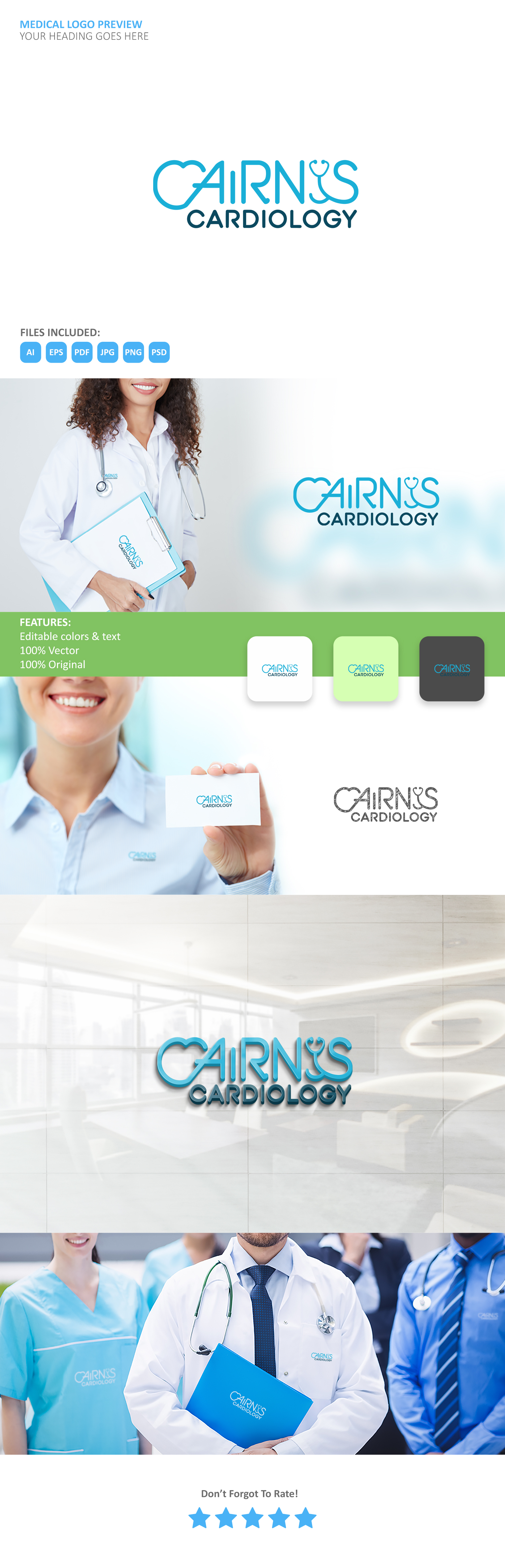 Logo Design by VectorForge for Cairns Cardiology | Design #34285520