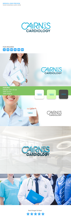 Diseño de Logo por StudioDesigner para Cairns Cardiology | Diseño: #34285520