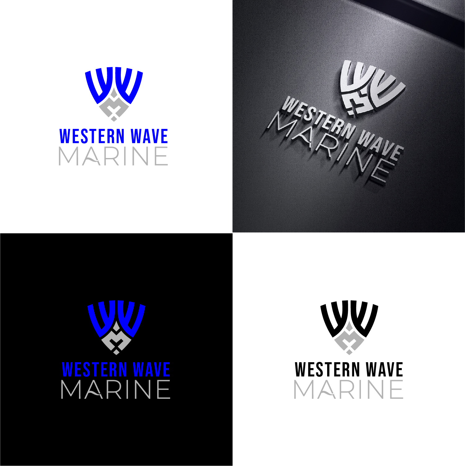 Logo Design by S.H Designs for Western Wave Marine Pty Ltd | Design #34290130