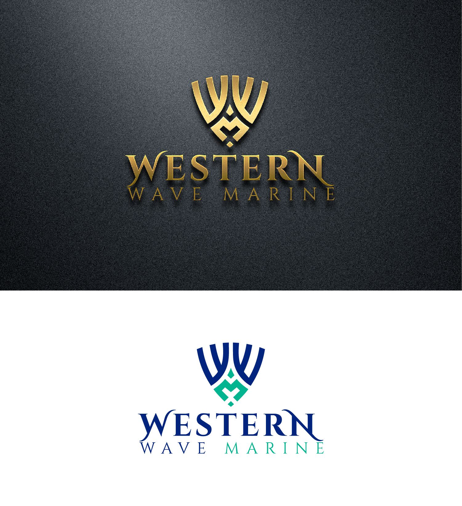 Logo Design by S.H Designs for Western Wave Marine Pty Ltd | Design #34290858