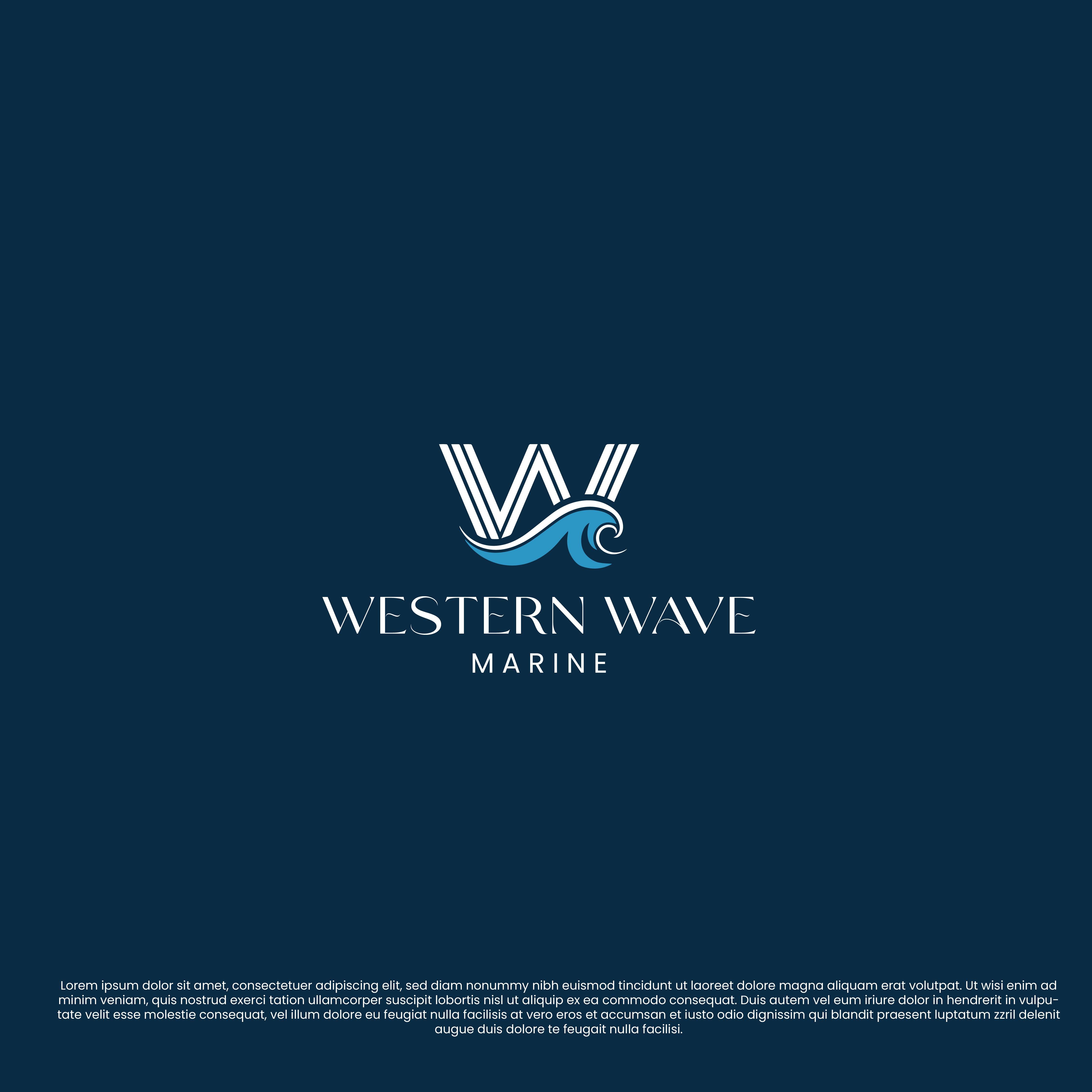 Logo Design by Shariqology for Western Wave Marine Pty Ltd | Design #34290284