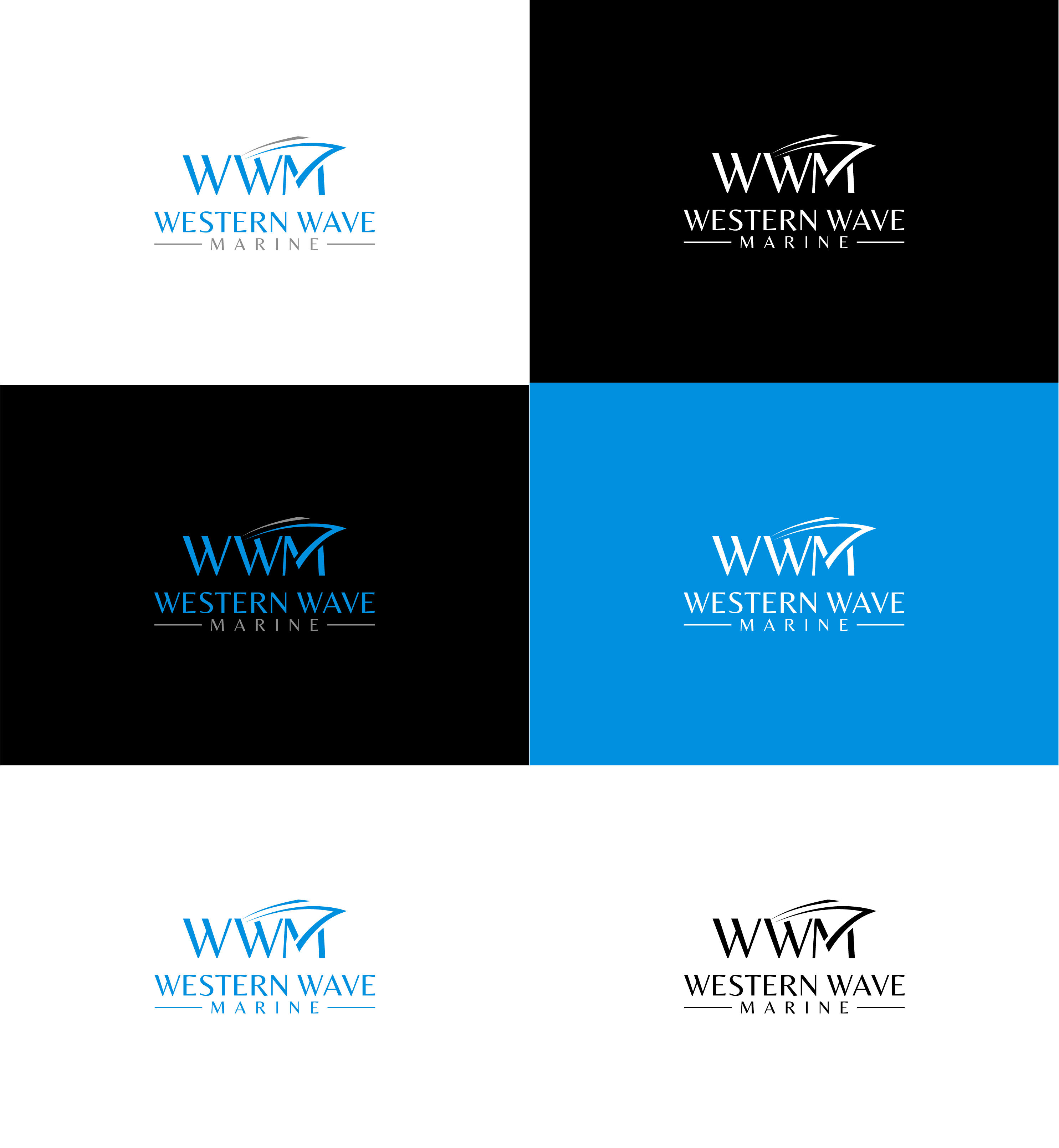 Logo Design by nasim33 for Western Wave Marine Pty Ltd | Design #34296321
