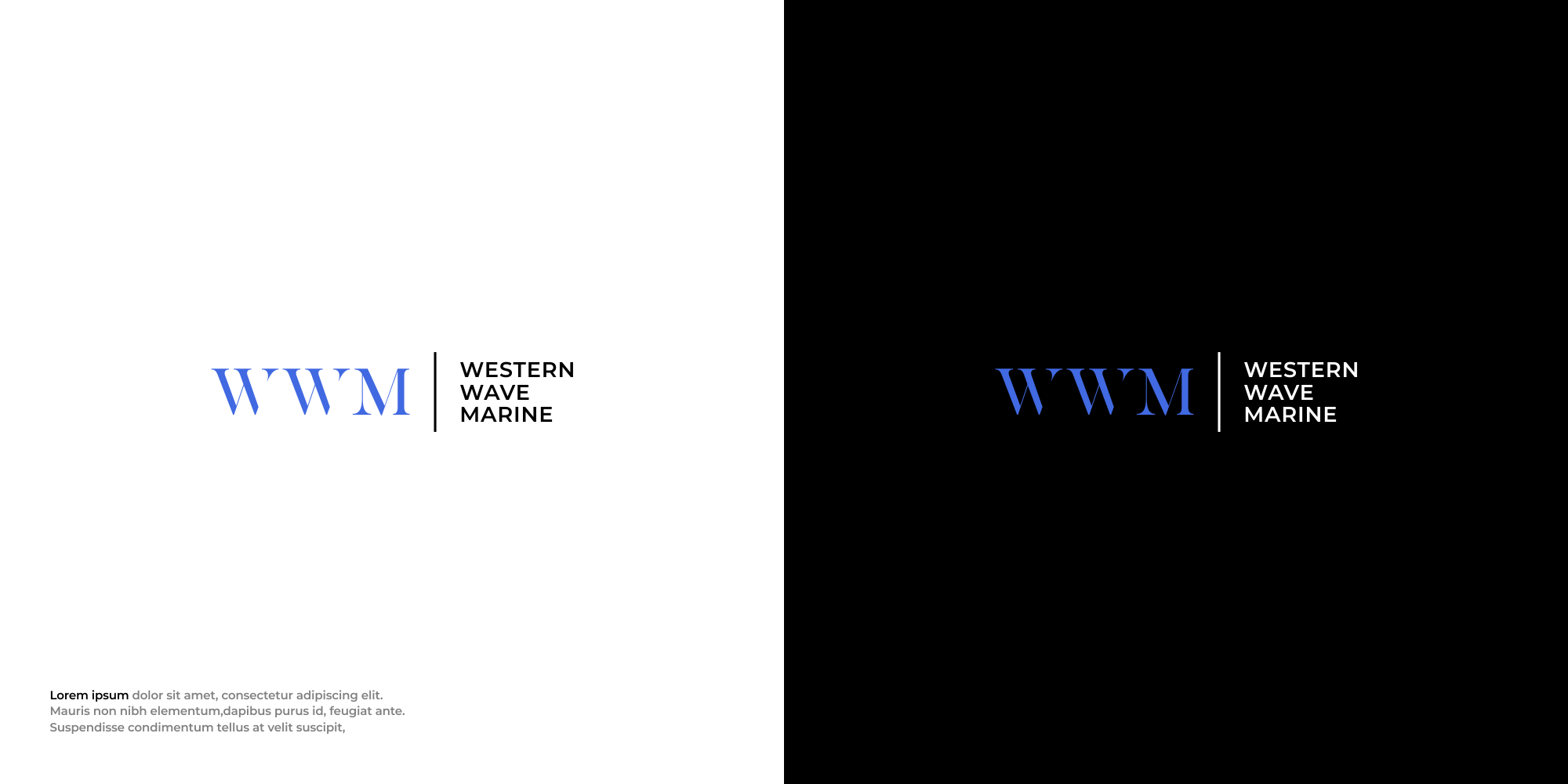 Logo Design by Mantra™ for Western Wave Marine Pty Ltd | Design #34291619