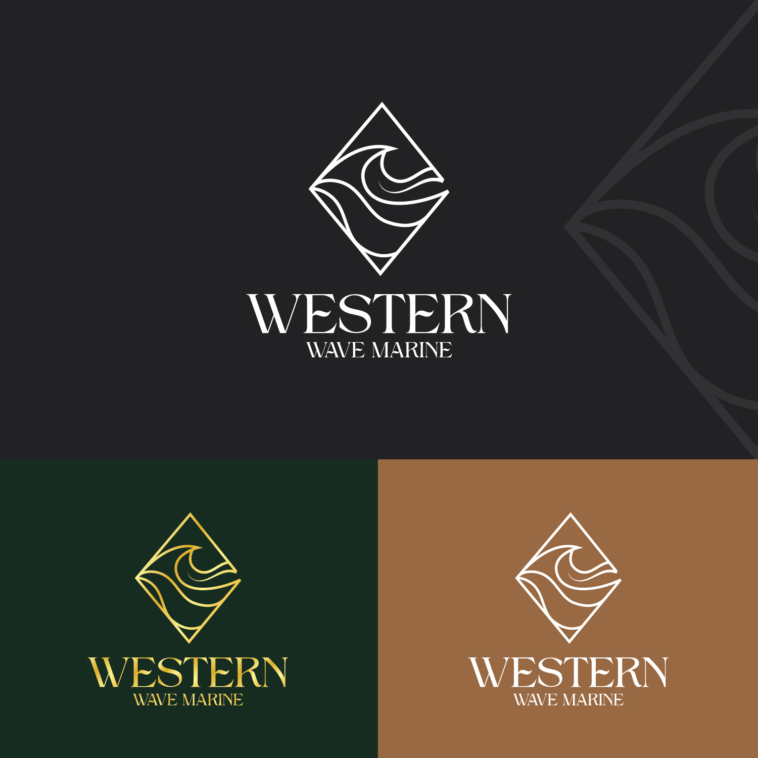 Logo Design by Maxo-Biz for Western Wave Marine Pty Ltd | Design #34290364