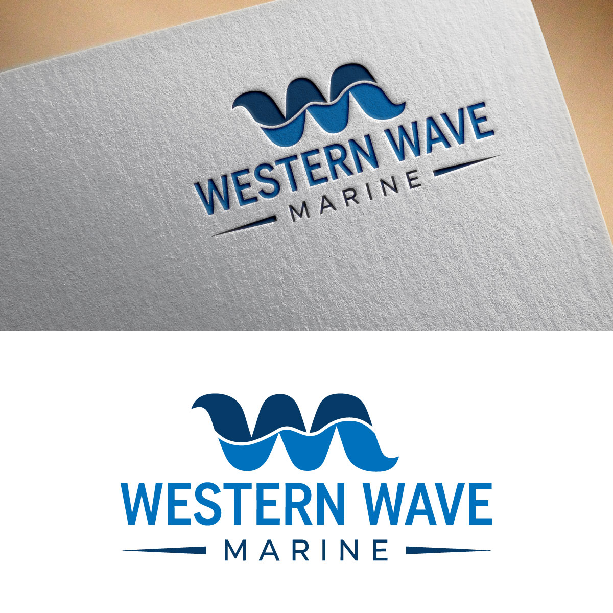 Logo Design by Fürstenberg design for Western Wave Marine Pty Ltd | Design #34292064