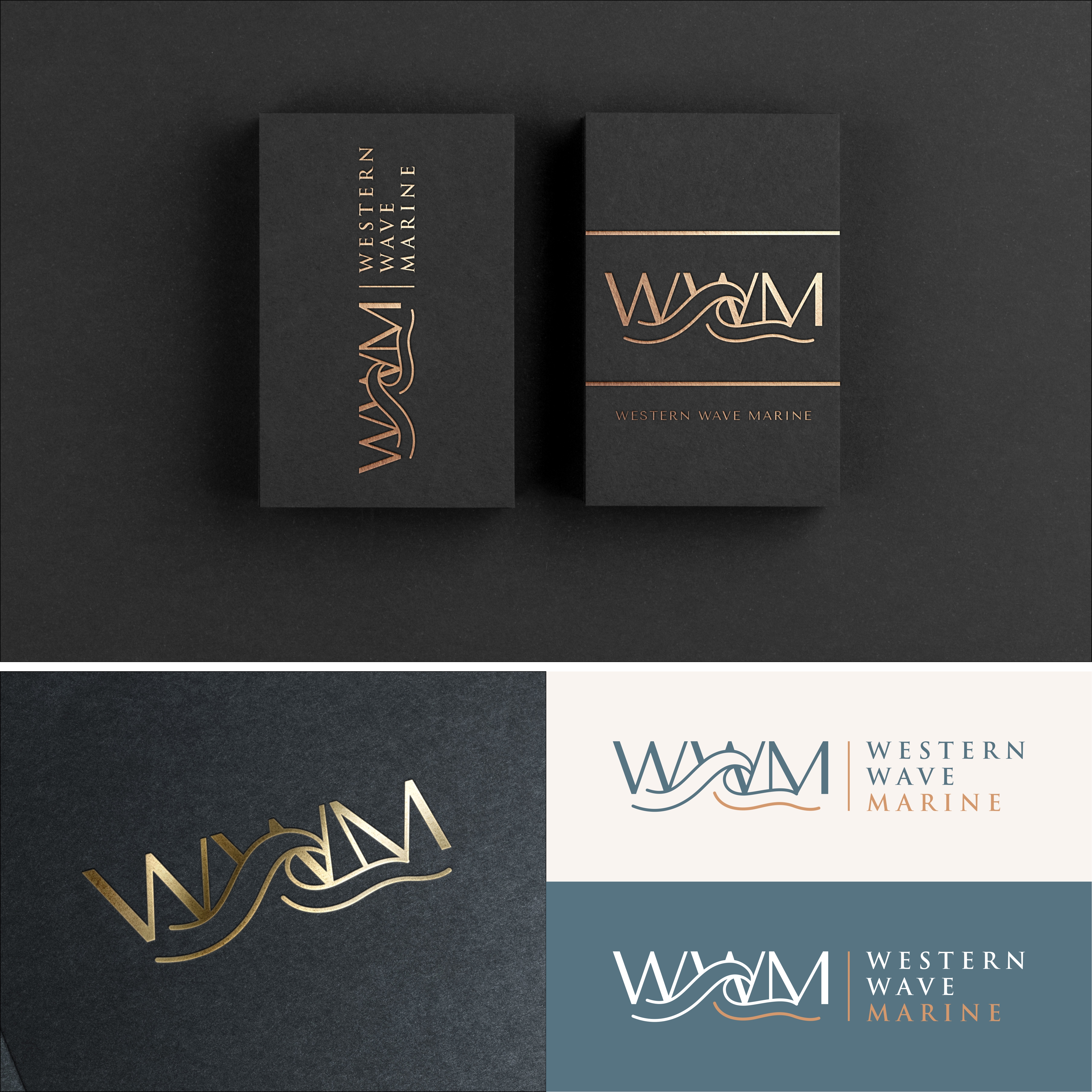Logo Design by Smart Stuart for Western Wave Marine Pty Ltd | Design #34296478
