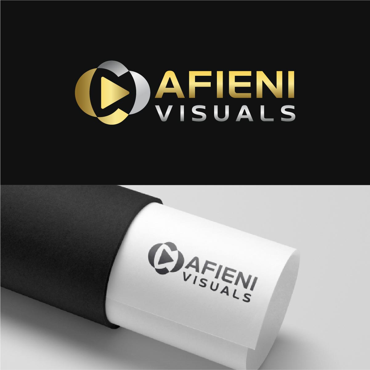Logo Design by fly  design for Afieni Visuals | Design #34291796