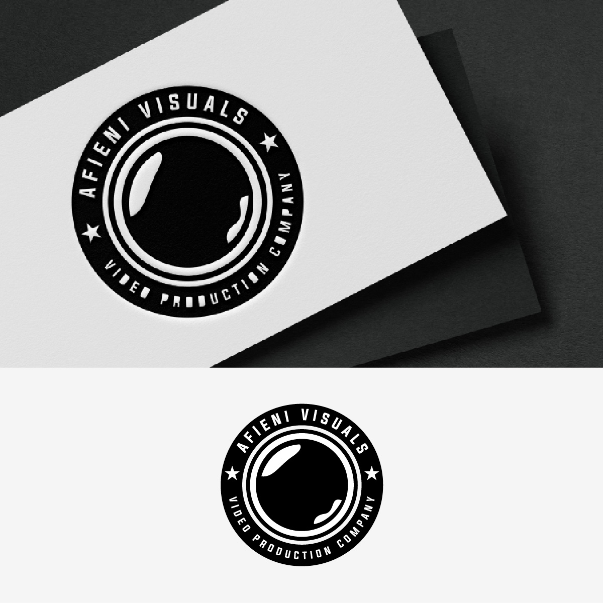 Logo Design by fly  design for Afieni Visuals | Design #34291797
