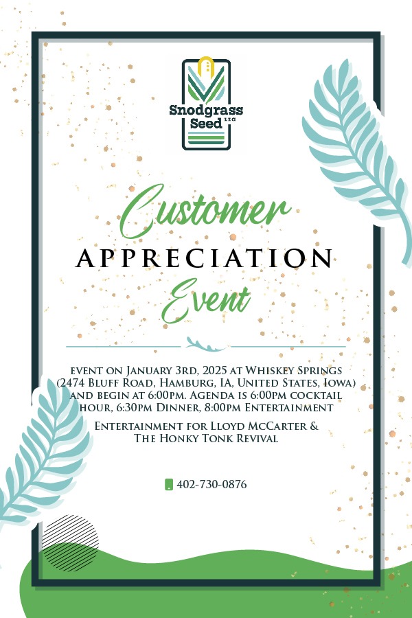 Invitation Design by Titan Solbiz for Teten Precision Ag Advantage | Design #34290696