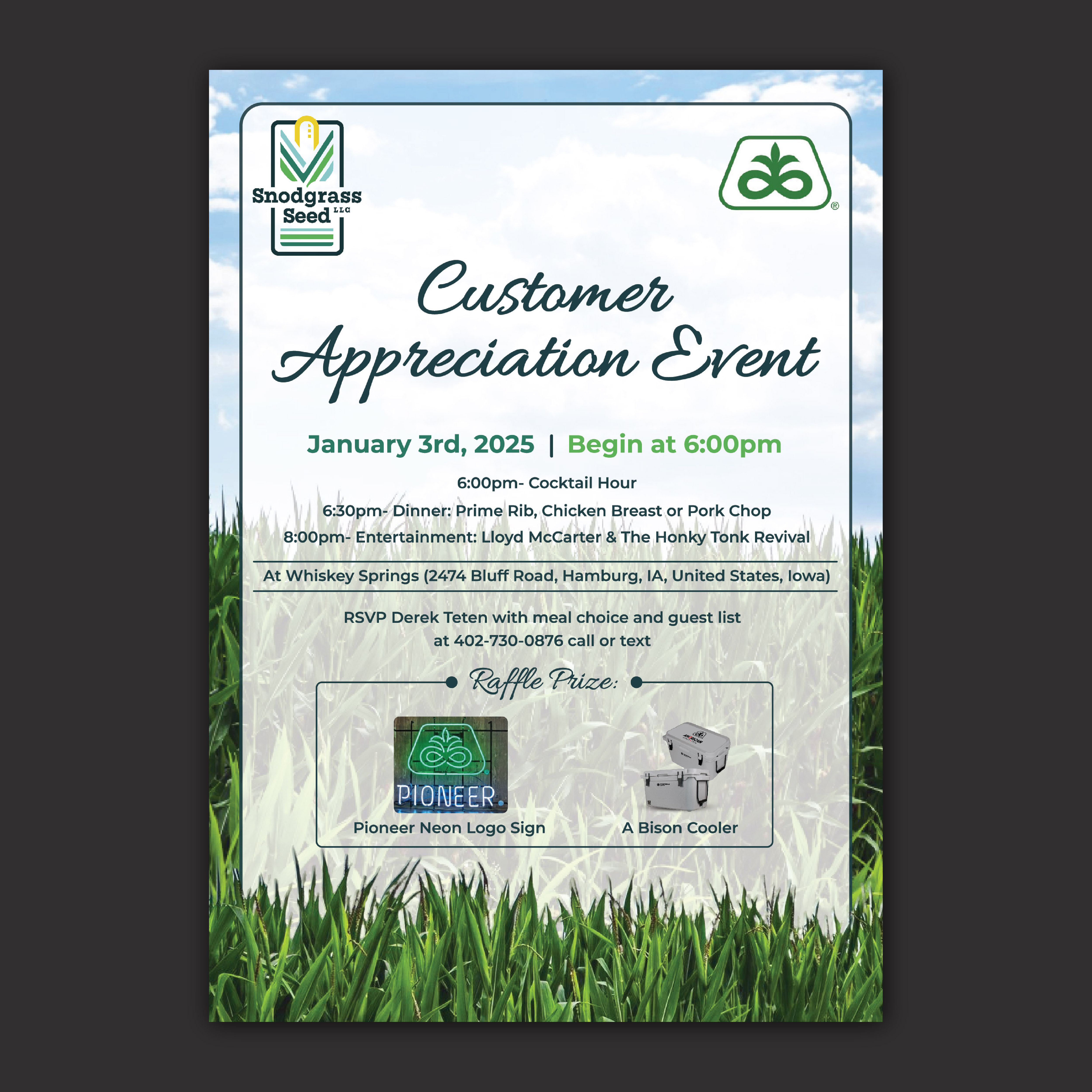 Invitation Design by Bidita Saha for Teten Precision Ag Advantage | Design #34292228